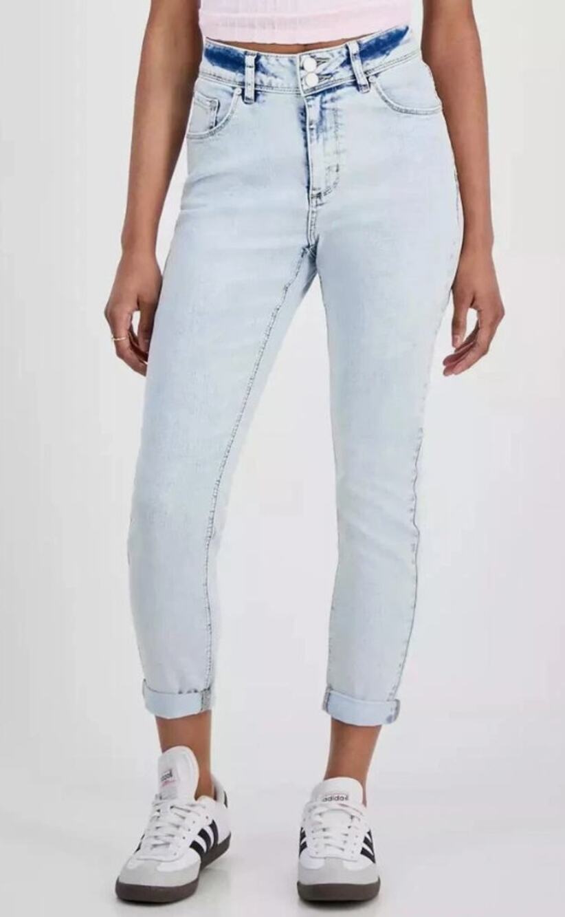 Indigo Rein Junior Curvy Fit High Rise Crop Jeans  Size 3